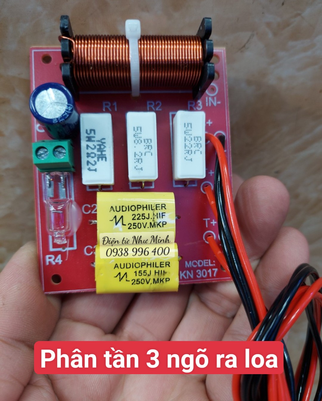 Mạch Lọc Loa Bass Mid Treble KM3017