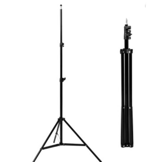 Chân đèn lớn cao 2m giá đỡ tripod Studio hỗ trợ cho điện thoại, đèn livestream đa năng gấp gọn thế hệ mới đầu ốc 1/4