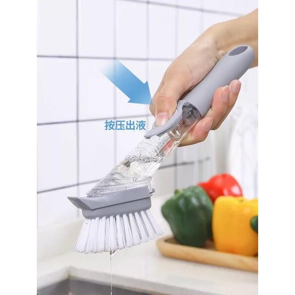 Cây cọ chà rửa xoong nồi 2in1 dùng cho nhà bếp