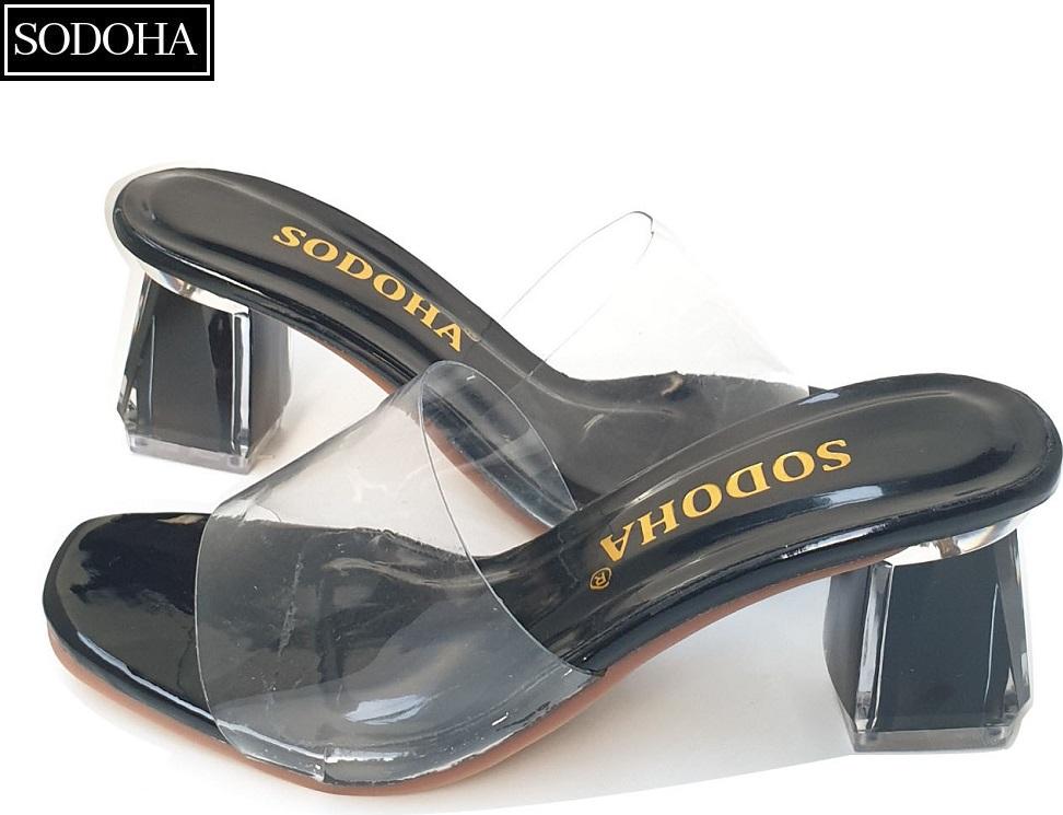 Dép nữ cao gót SODOHA SDH-2552 đế cao 7cm