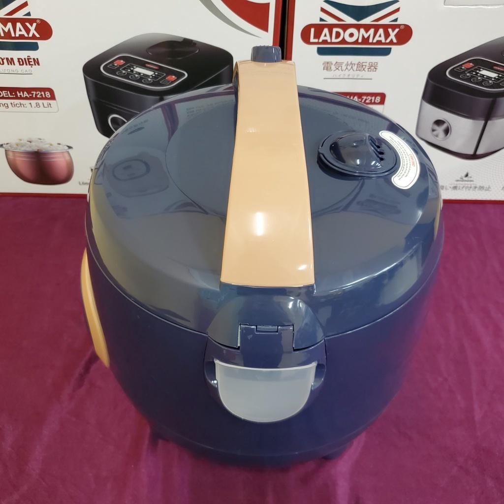 Nồi cơm điện Ladomax HA-7618 - Dung tích 1.8L, Lòng niêu chống dính - Công suất 700W - Hàng chính hãng