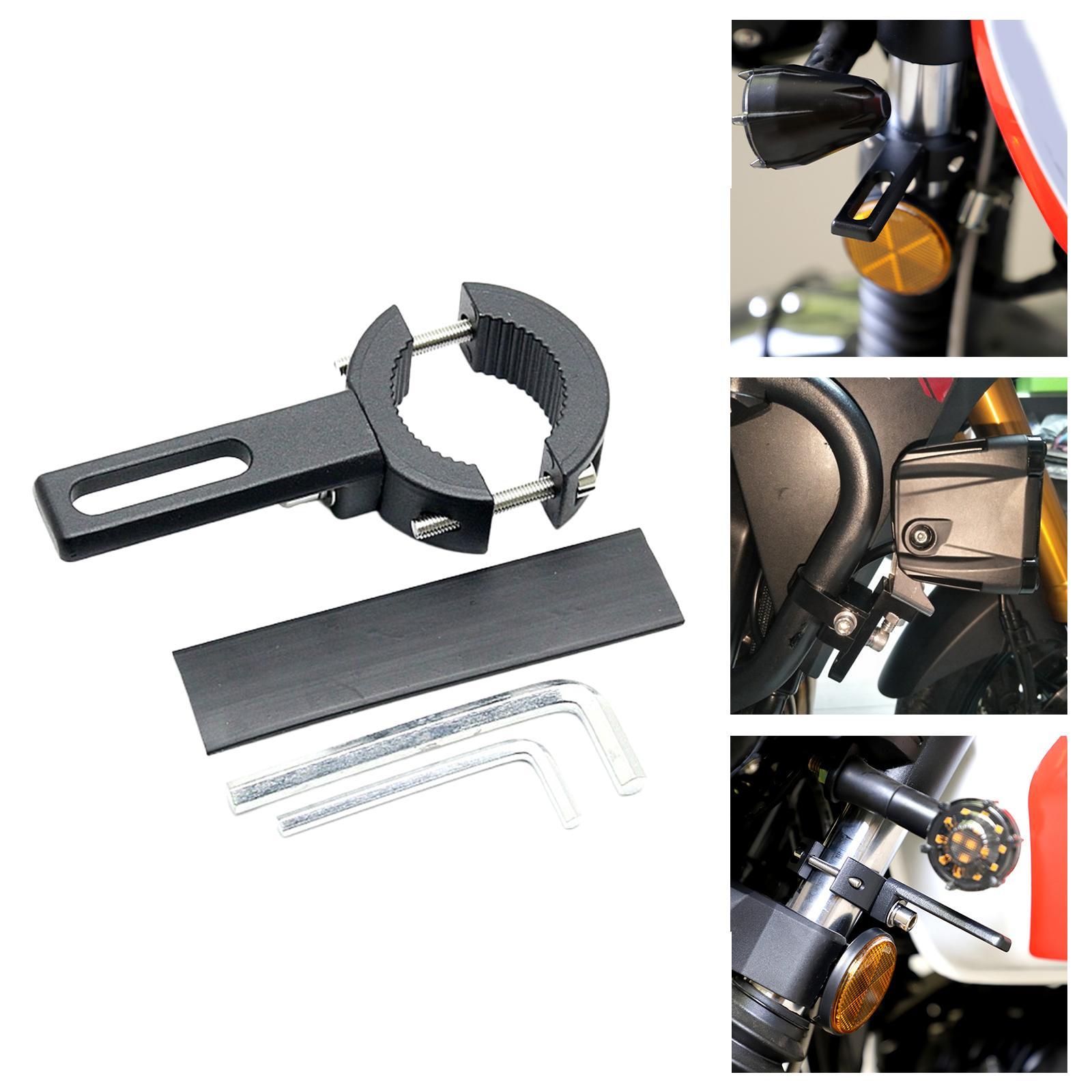 Motorcycle Headlight Bracket Handlebar Clamp Heavy Duty Adjustable Aluminum Alloy Head  Bracket Holder for Touring Motorcycle