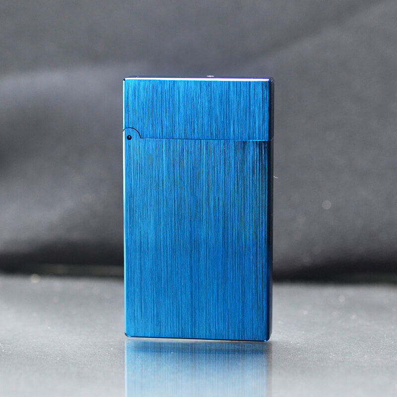 Hộp quẹt mini xăng đá xước màu xanh DX10X