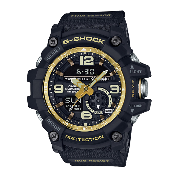 Đồng Hồ Nam Dây Nhựa Casio G-Shock GG-1000GB-1ADR Chính Hãng - Chống bùn - Đo nhiệt độ - La bàn - GG-1000GB-1A Mudmaster