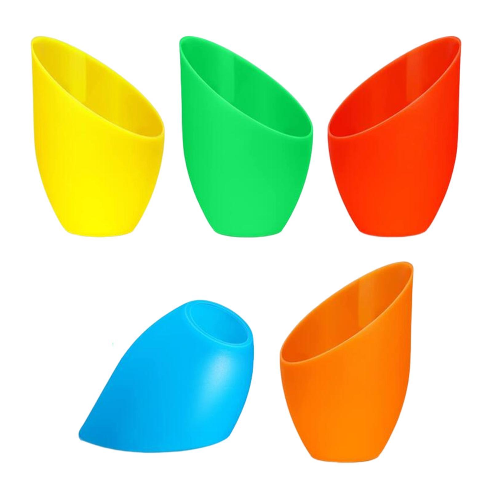 5 Pack Lampshade Lamp Shade 5.35 inch High, 4.33 inch Diameter, 1.65 inch Fitter for Living Room LED Floor Lamp Ceiling Fan Light
