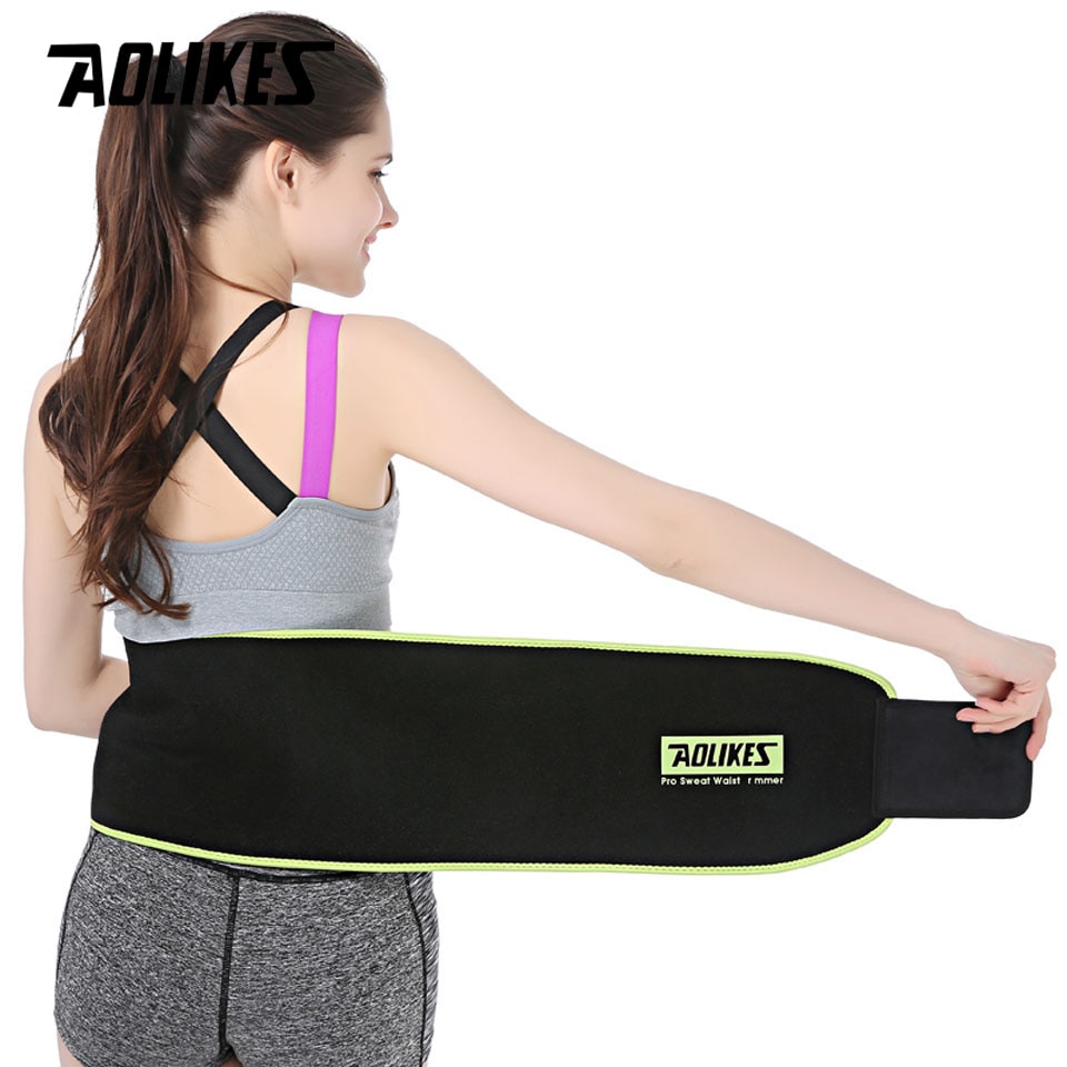 Đai quấn giảm mỡ bụng định hình vòng eo AOLIKES A-7980 Pro sweat waist trimmer