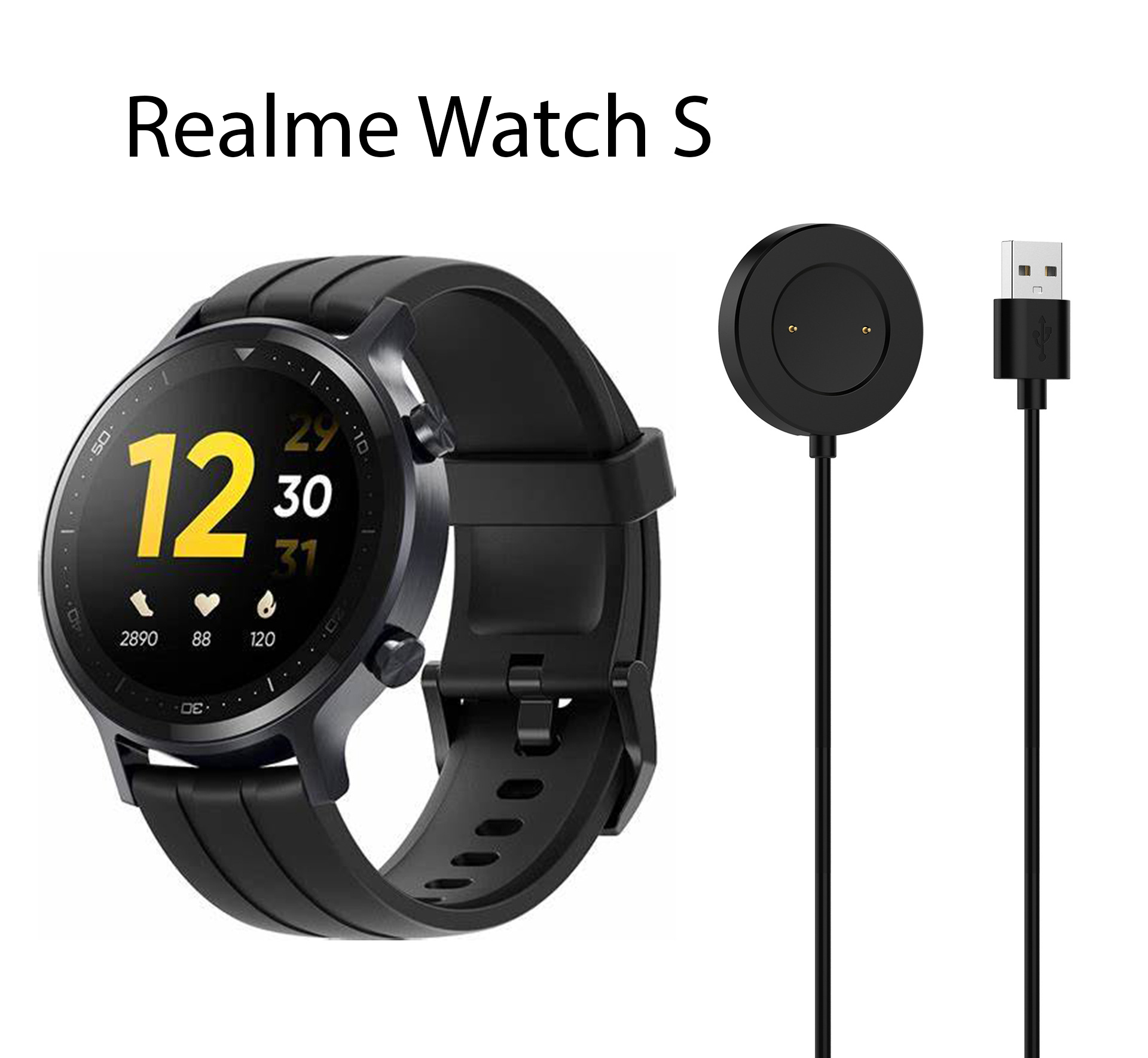 Dây Cáp Sạc Thay Thế Dành Cho Đồng Hồ Thông Minh Realme Watch S 1 Mét