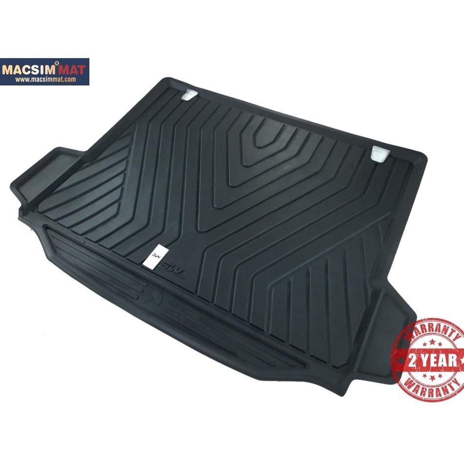 Thảm lót cốp xe ô tô BMW New X3 nhãn hiệu Macsim 3W chất liệu TPE cao cấp màu đen
