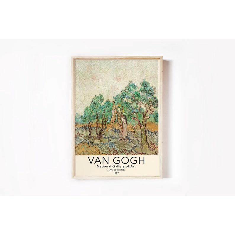 Tranh Van Gogh treo tường, tranh canvas cao cấp, tặng kèm đinh treo - TIỆM TRANH 91