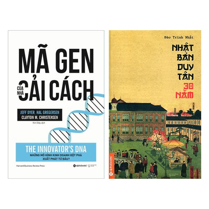 Combo Sách Hay: Mã Gen Của Nhà Cải Cách + Nhật Bản Duy Tân 30 Năm