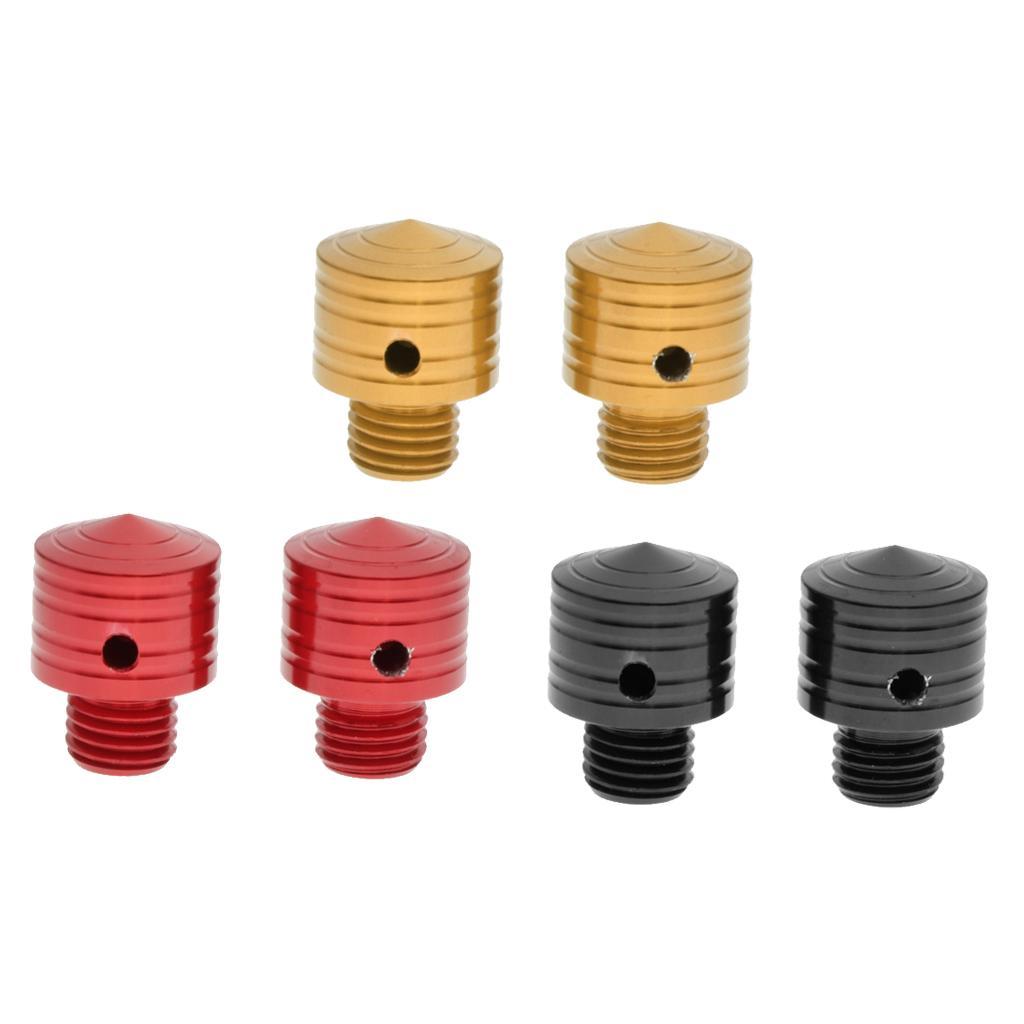 2x Motorcycle ATV Mirror Adapter for 125 150 155 2015-18 Black