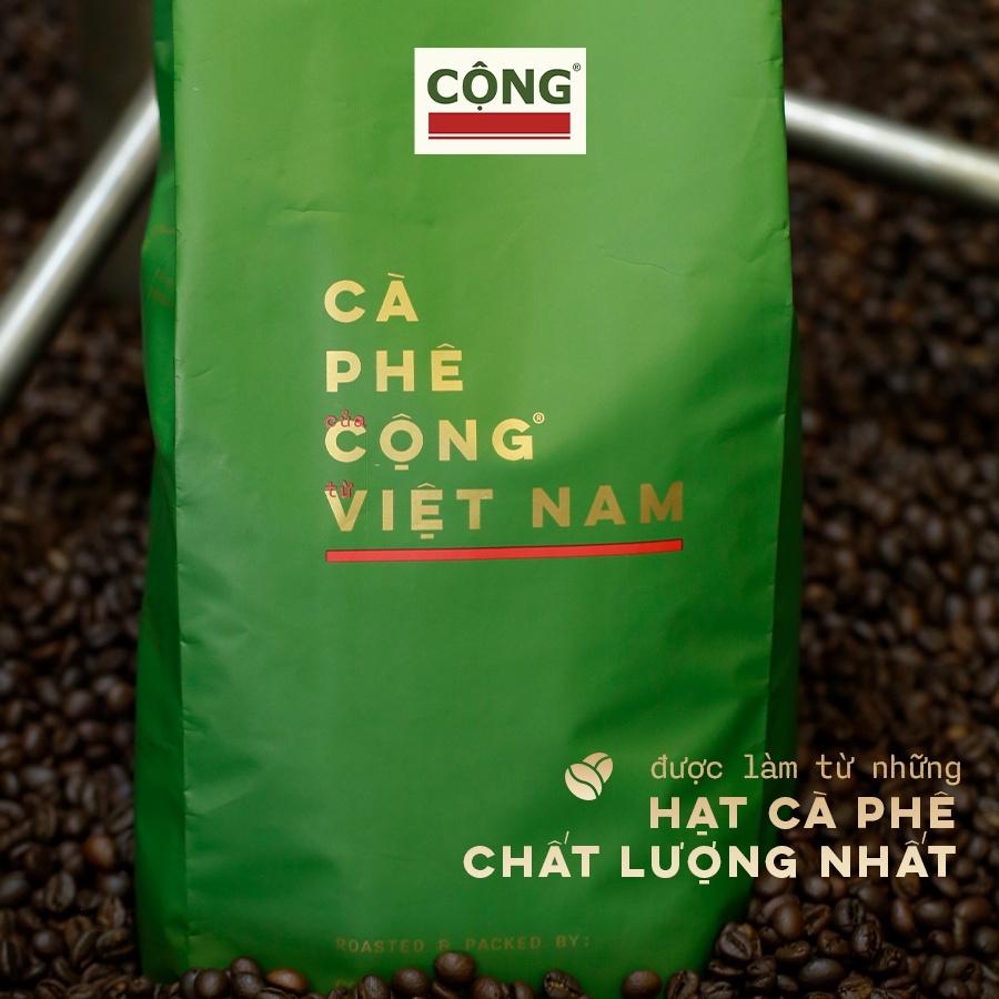 Cà phê bột rang xay Robusta Cộng Cà Phê 1kg