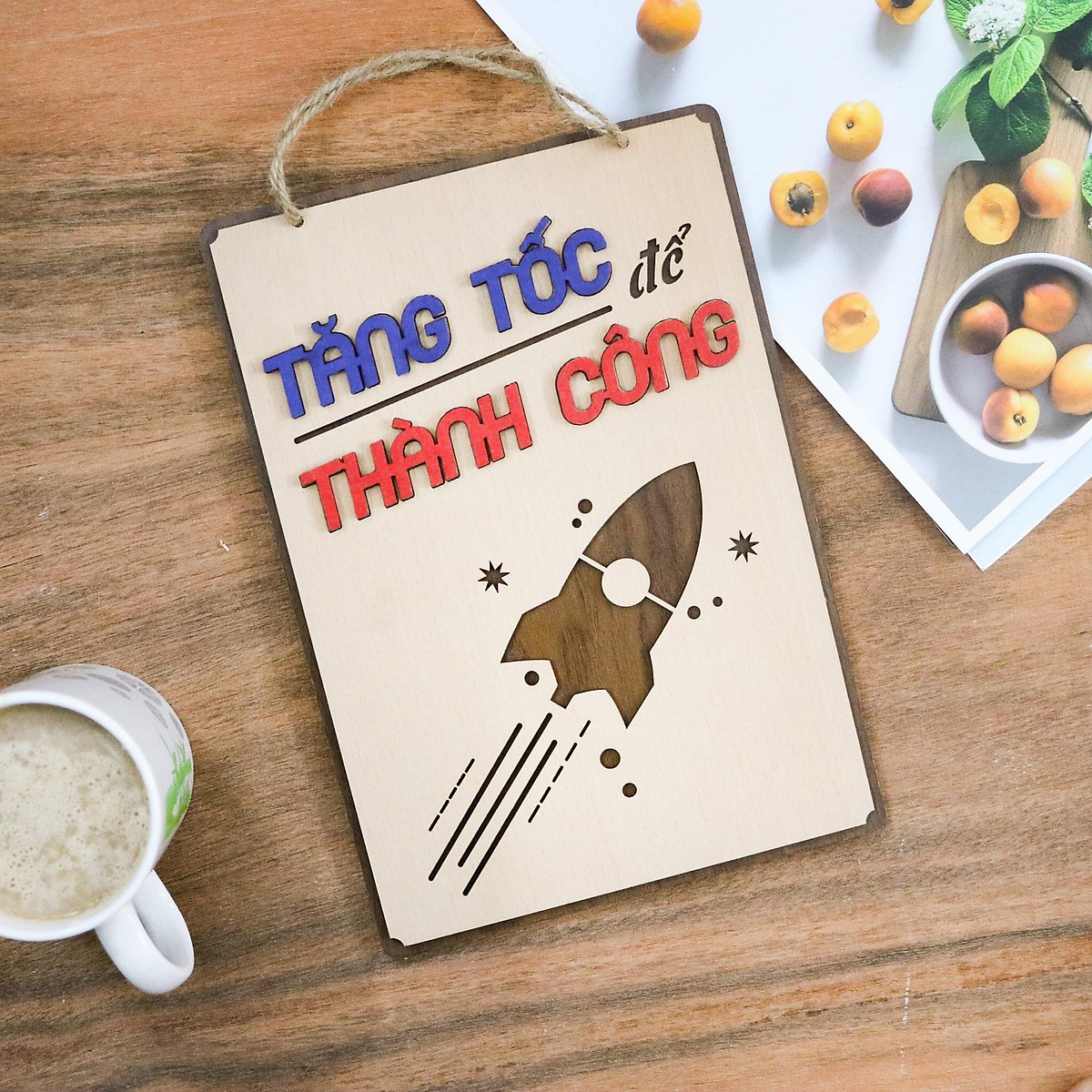 15 MẫuTranh gỗ tạo động lực cao cấp trang trí văn phòng 20x27cm