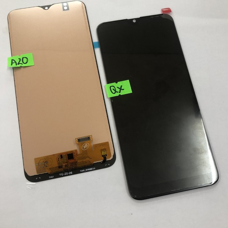 Màn hình thay thế cho Samsung A20/A205 Phản quang QX ĐEN