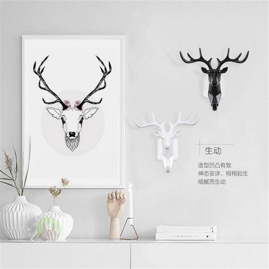 Animal  Head Hook Hanger Rack Holder Wall Mount Home Decor