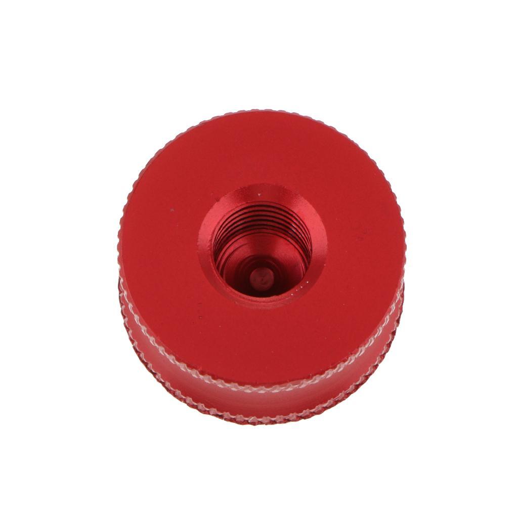 1/4 to 3/8inch Male Screw to Female Adapter   Converter for Tripod Red