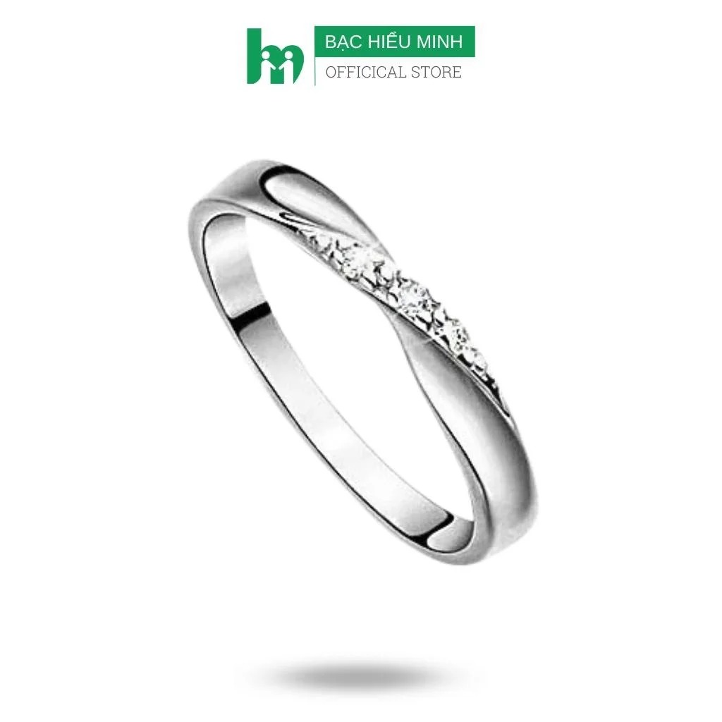 Nhẫn Nữ Bạc 925 Đính Đá Bạc Hiểu Minh NU257