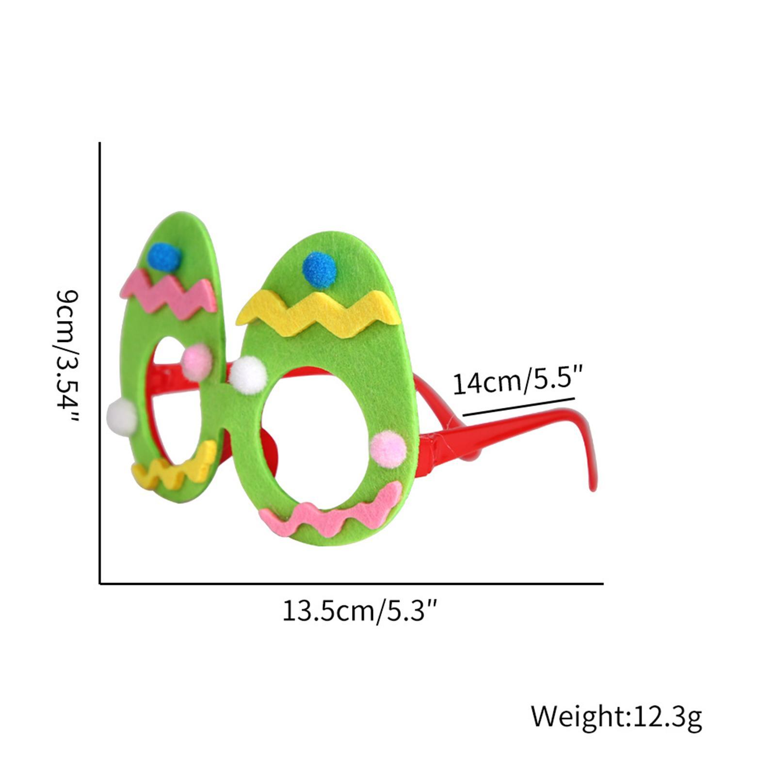 2x Cute Easter Glasses Boys Girls Gifts Eyewear for Birthday Party Decorations