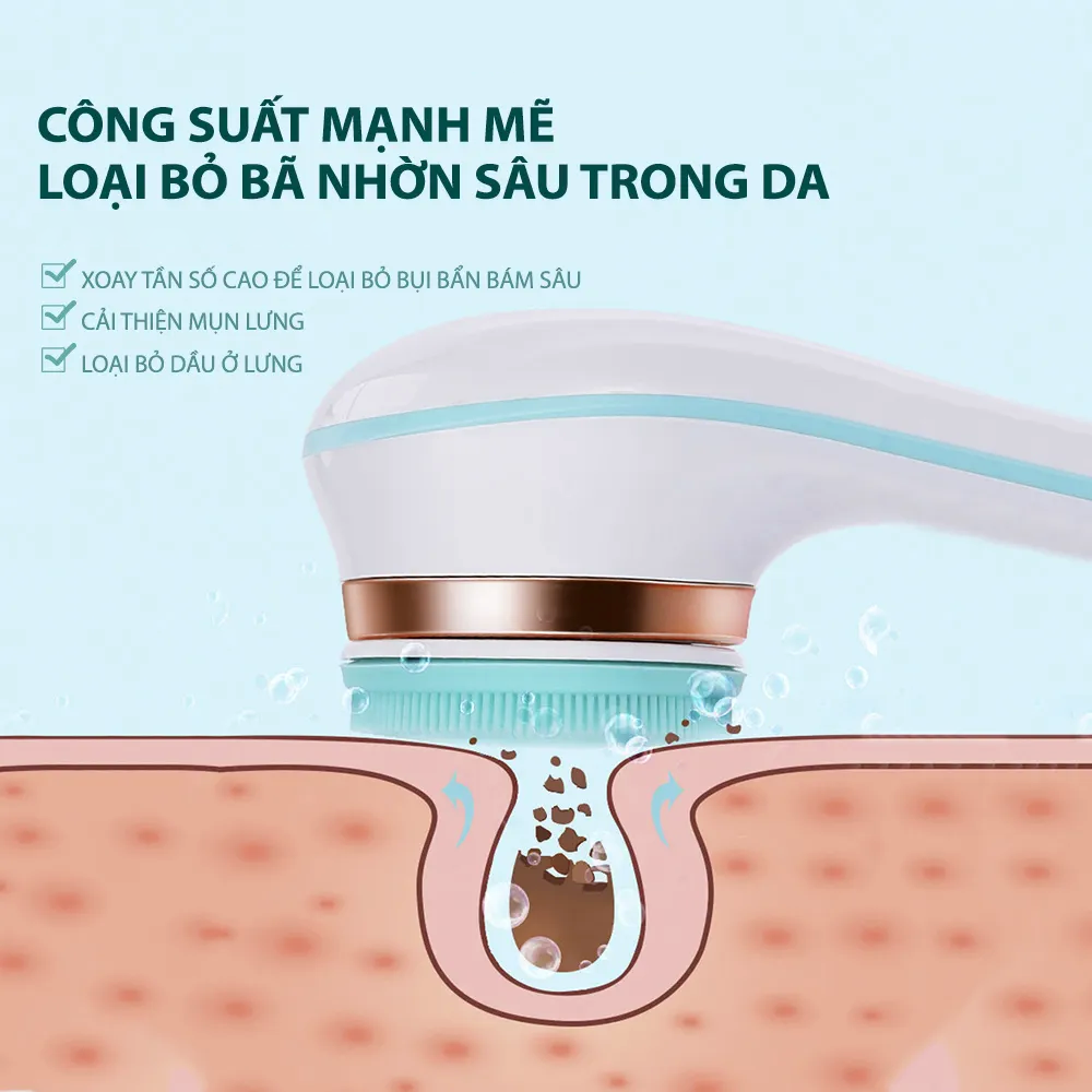 Bàn Chải Tắm Điện, hiện đại, sạch hơn, nhanh hơn -K1465