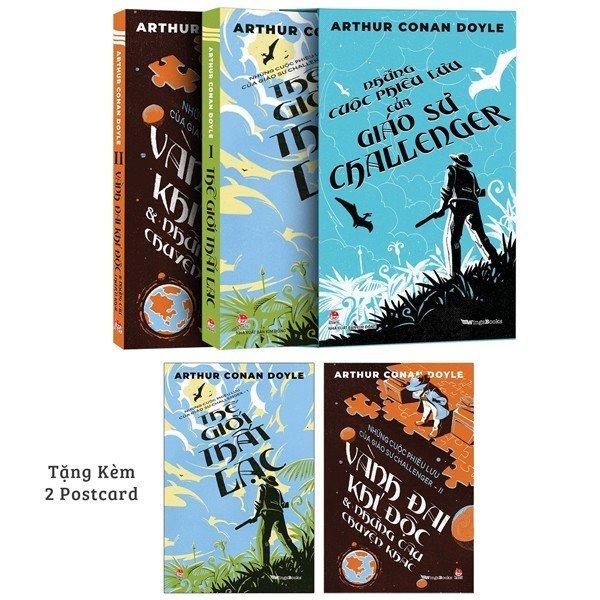 Boxset Những Cuộc Phiêu Lưu Của Giáo Sư Challenger - Tặng Kèm 2 Postcard