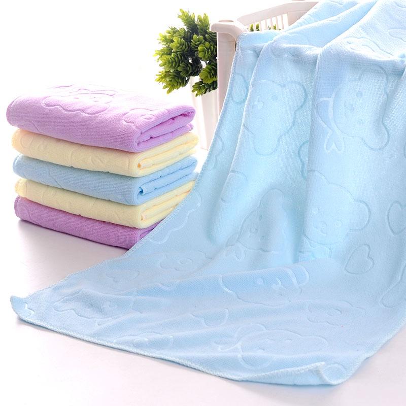 70x140cm - Khăn Tắm Lau Người Hình Thú Chất Liệu Sợi Mềm Mịn, Thấm Nước, Nhanh Khô, Ủ Ấm Cho Bé