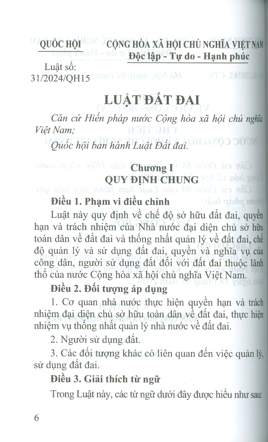 Luật Đất Đai Năm 2024