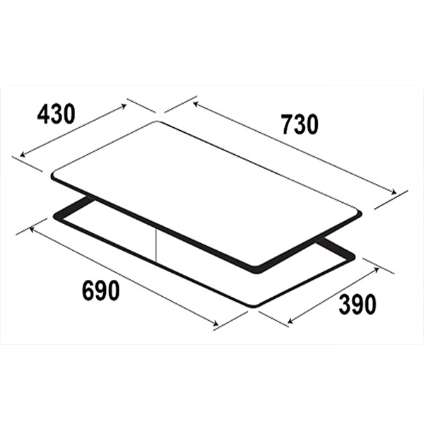 Bếp Từ Đôi Hồng Ngoại Cảm Ứng KAFF KF-073IC - Hàng Chính Hãng
