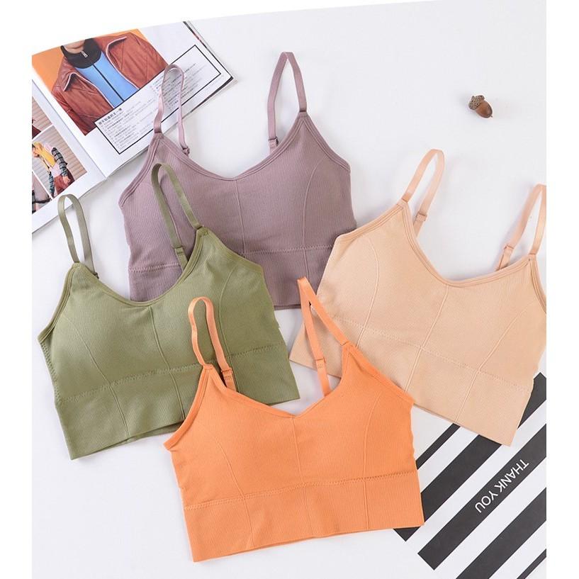 ÁO BRA DỆT THỂ THAO, TẬP GYM VIỀN NGỰC 2 DÂY MẪU MỚI CỰC HOT 646