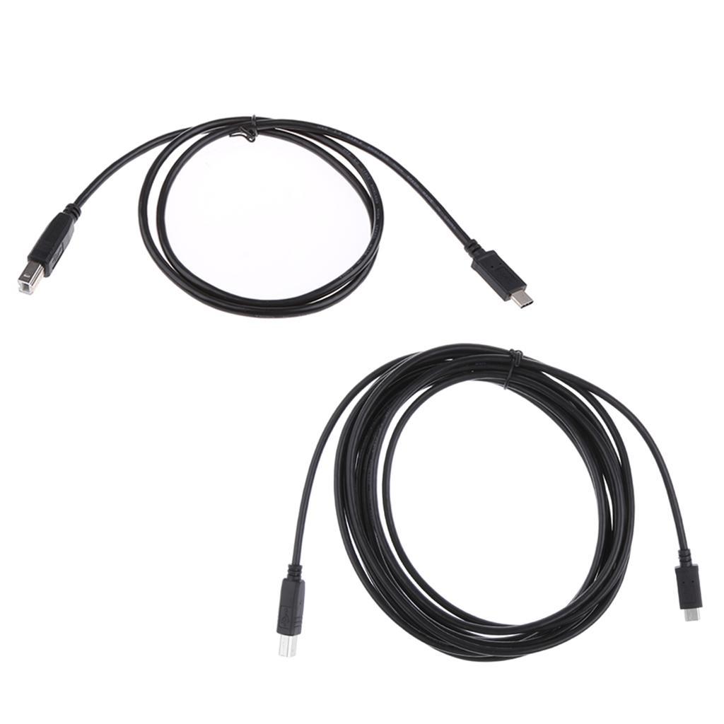 USB Type-A to USB Type-B Male Data Charge Printer Printing Cable Cord