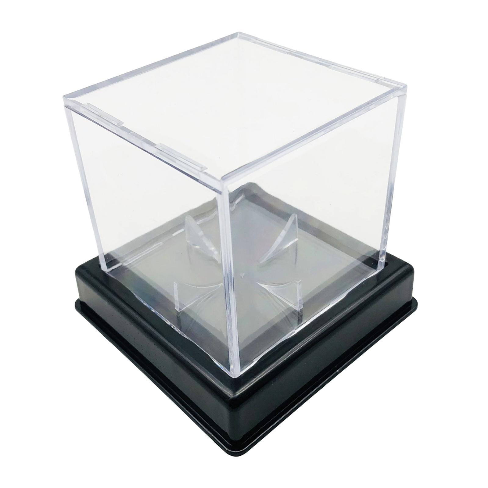 2Pcs Acrylic Baseball Holder Visual Collector for Restaurant