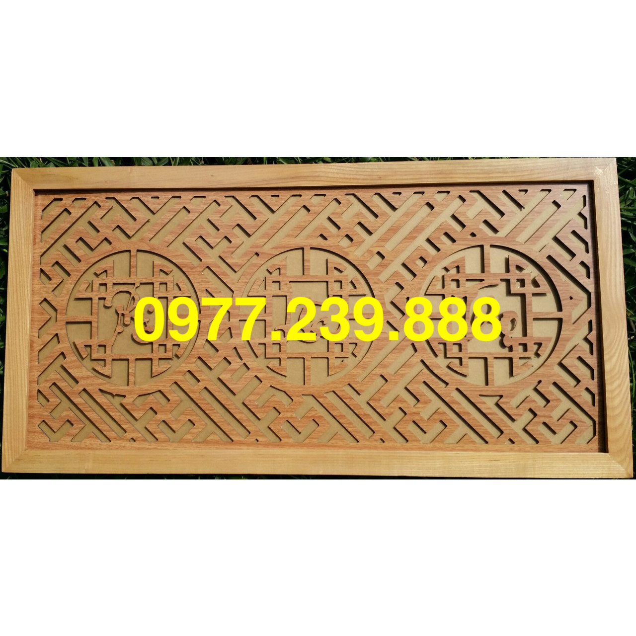 chắn khói bàn thờ gỗ sồi 41x81cm