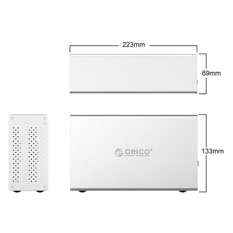 Box 2 Ổ Cứng Orico, Usb 3.0, Raid 0, 1 mẫu 2019