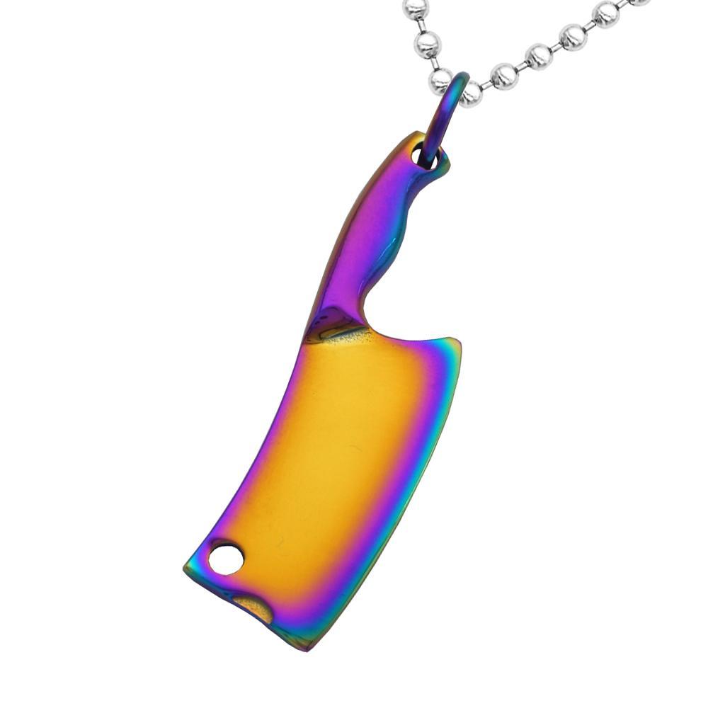 Personality Kitchen Pendant Necklace Jewelry Charm Gift For Men Yellow