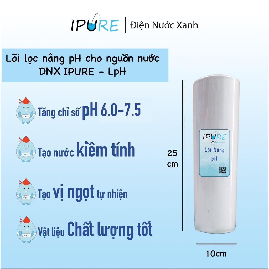 Máy lọc nước thô 4 cấp lọc DNX IPURE bộ lọc nước đầu nguồn nâng pH khử sắt clo