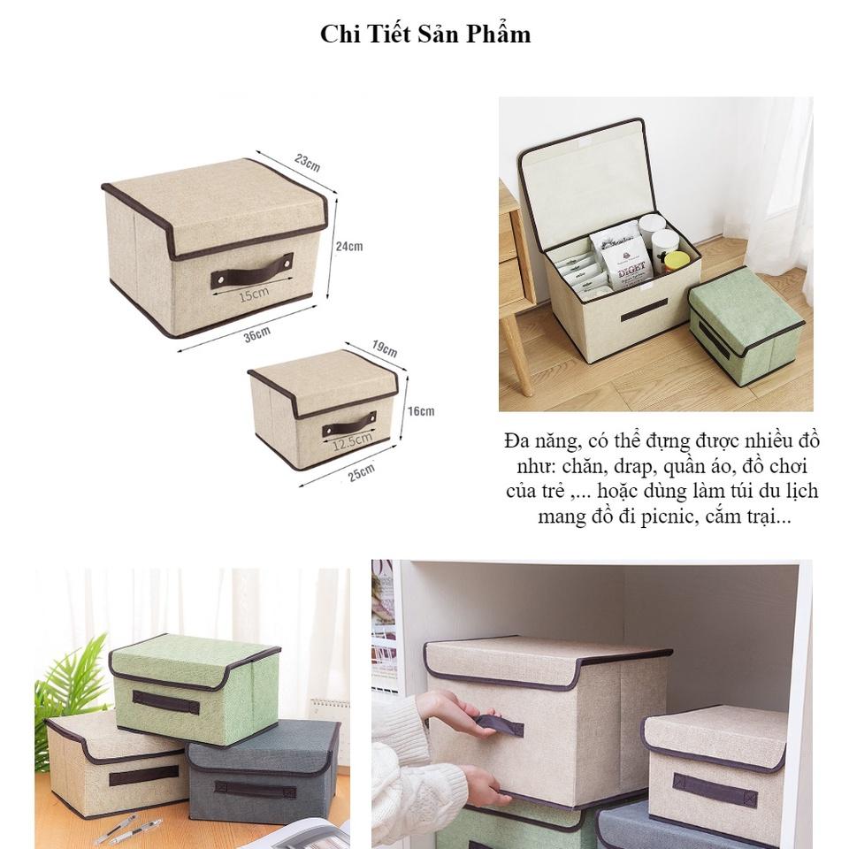 Hộp Vải Đựng Đồ Tiện Lợi, Thùng Đựng Quần Áo Đa Năng