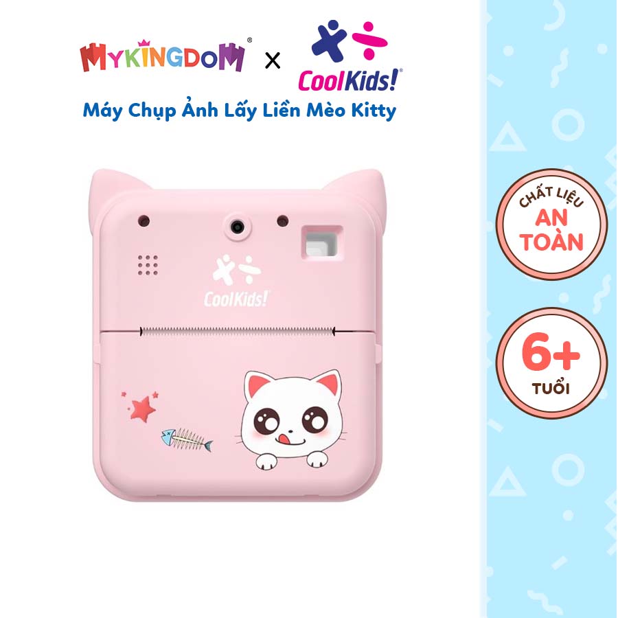 Đồ Chơi COOLKIDS Máy Chụp Ảnh Lấy Liền Mèo Kitty YT019/PK