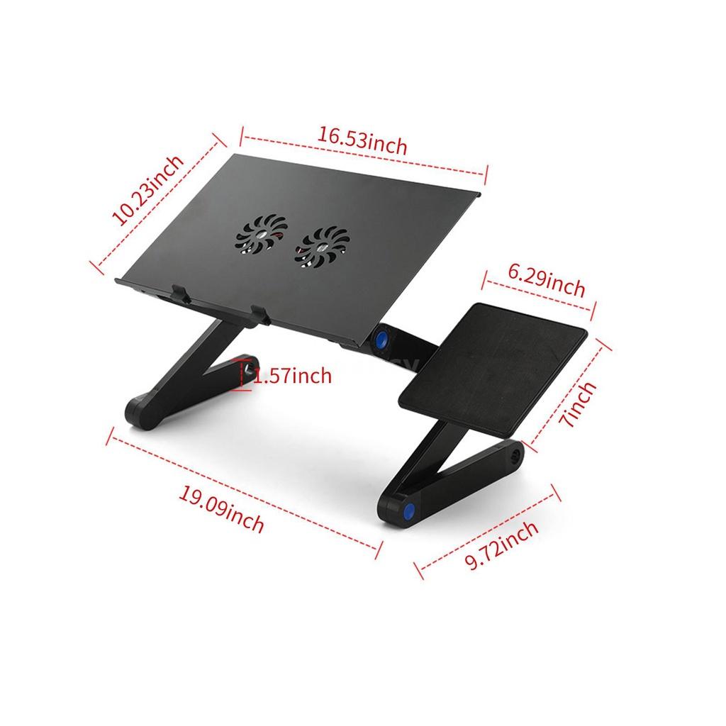 Giá Đỡ Laptop Có Quạt Tản Nhiệt Tùy Chỉnh Tiện Dụng Cho Văn Phòng / Nhà Ở