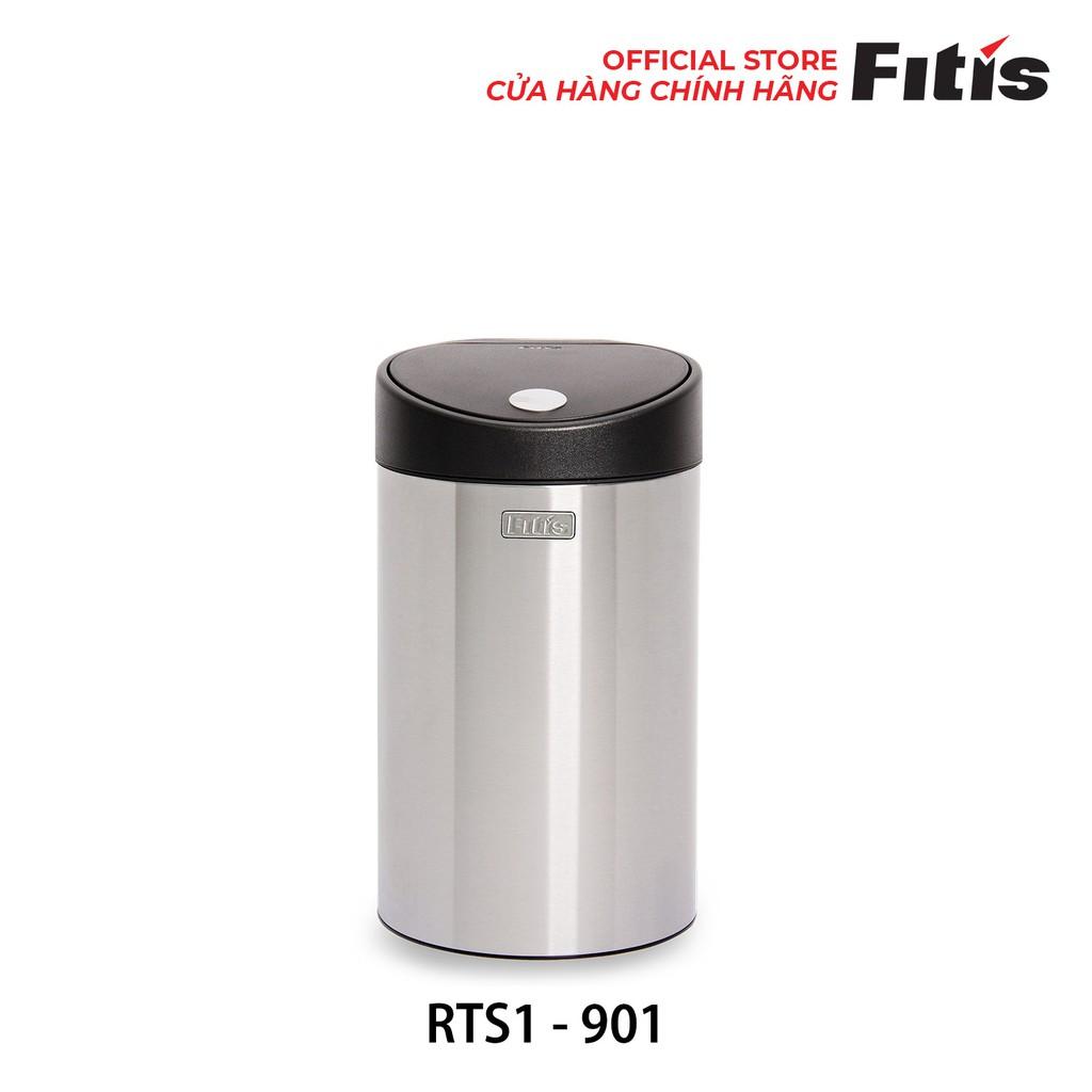 Thùng rác ấn nút mở nắp Fitis 12,15 lít