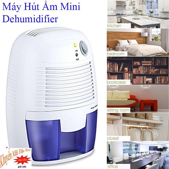 Máy Hút Ẩm Mini, Máy Hút Ẩm Mini Dehumidifier Kiểu Dáng Đẹp, Nhỏ Gọn, Dễ Sử Dụng, Máy Lọc Không Khí Và Hút Ẩm