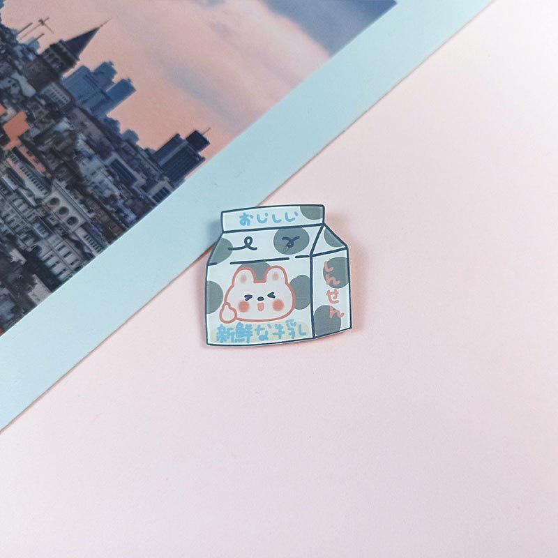 Pin cài áo cute sticker phụ kiện trang trí áo balo túi vải Cobala1688