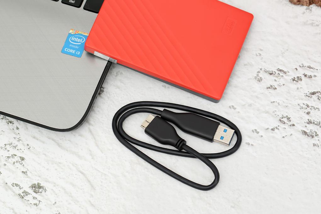 Ổ cứng HDD 1TB WD My Passport G0010BRD Đỏ - Hàng chính hãng