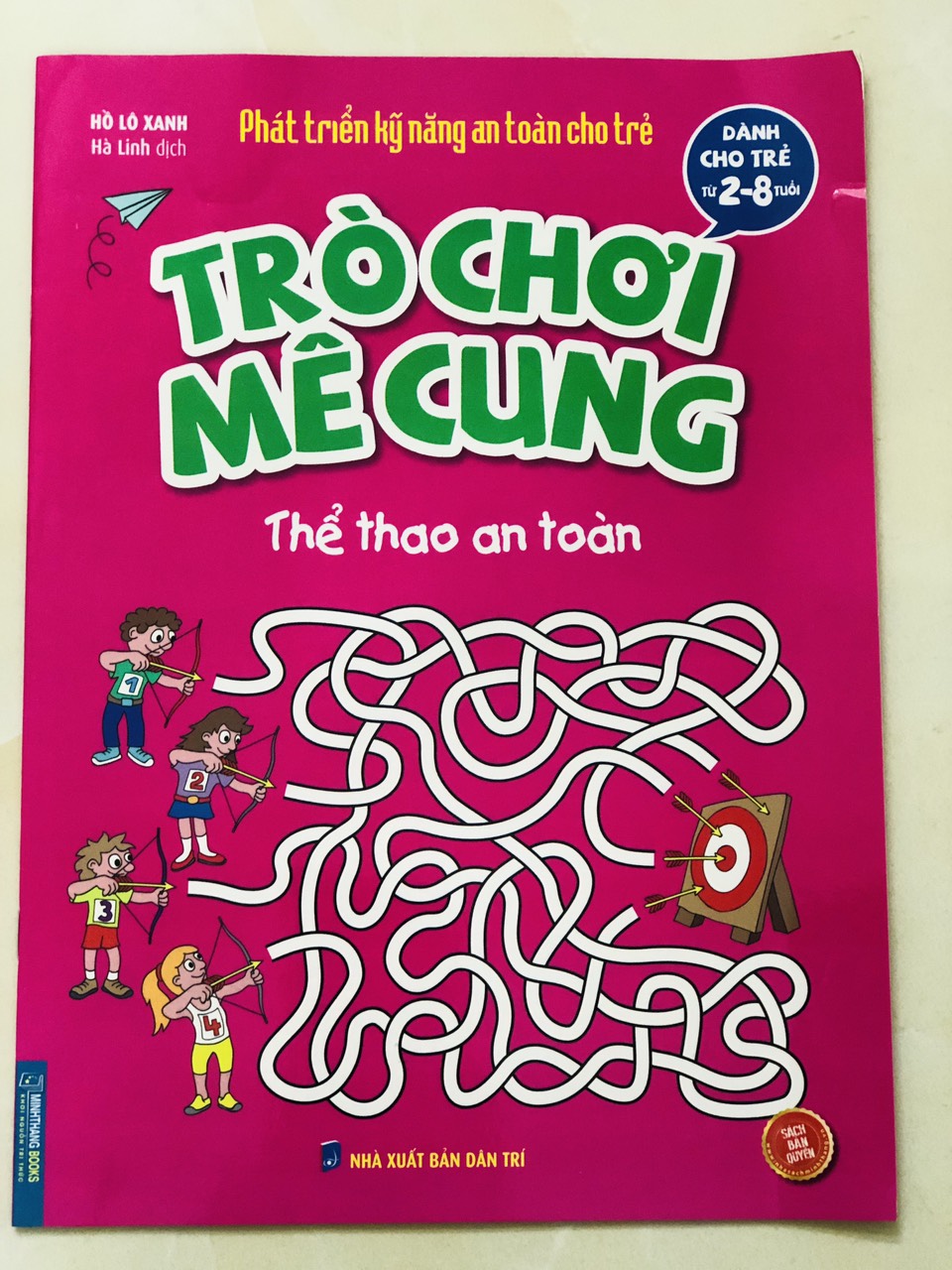 Sách - Trò chơi mê cung - Thể thao an toàn (2-8 tuổi)