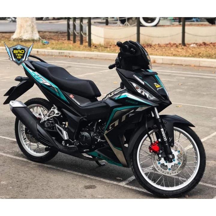 Tem rời dán xe winner GTR crom dán xe đen