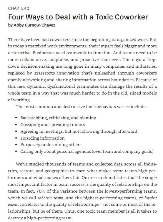 Sách ngoại văn: HBR Guide To Navigating The Toxic Workplace (HBR Guide)