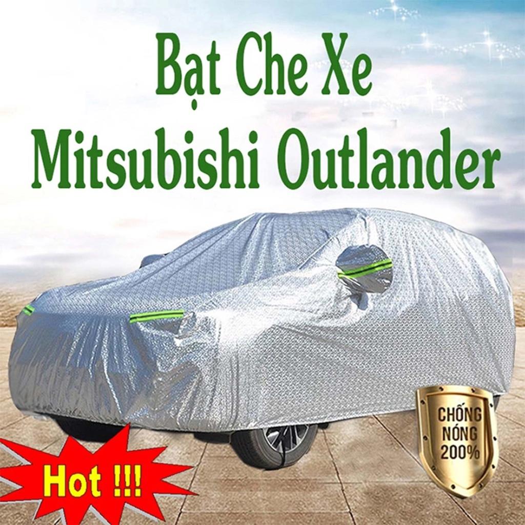 Bạt Phủ Xe Ô Tô Mitsubishi Outlander - Bạt Phủ Ô Tô 5 Chỗ 3 Lớp Cao Cấp Chống Mưa, Chống Nắng, Chống Cháy Loại 1
