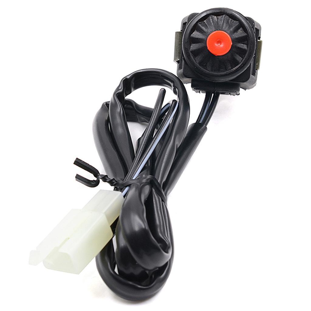 8X Motor Dirt Bike Motorcross Kill Switch Momentary Button, Red