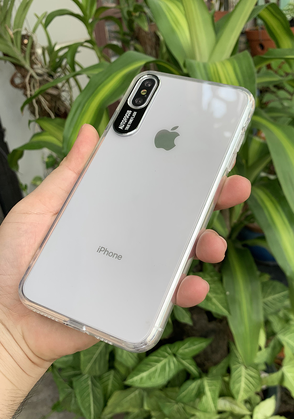 Ốp lưng bảo vệ camera dành cho iPhone X / iPhone XS - Màu đen