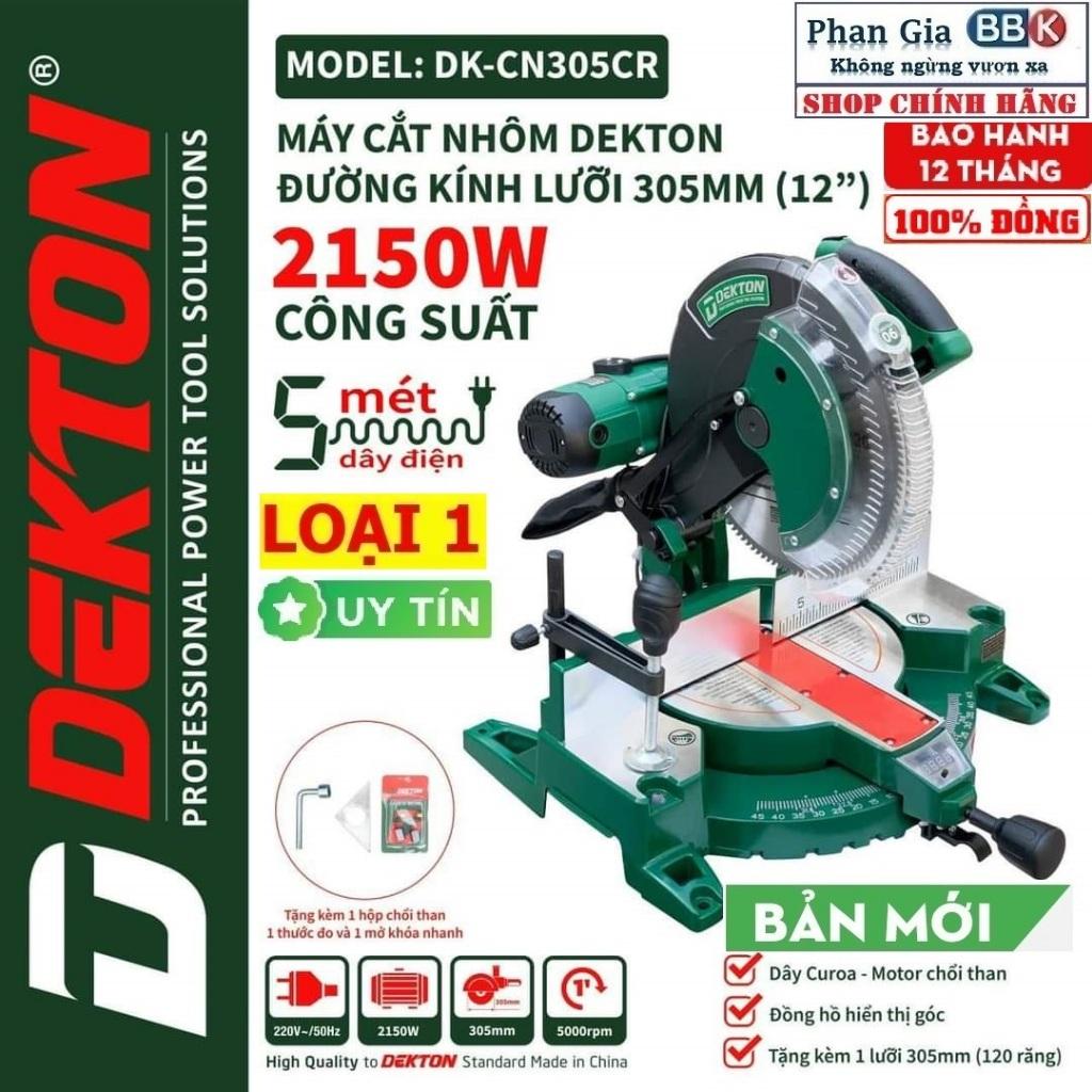MÁY CẮT NHÔM DEKTON 305 2150W chính hãƞg, CÓ ĐỒNG HỒ HIỂN THỊ XOAY GÓC ĐIỆN TỬ(NEW)