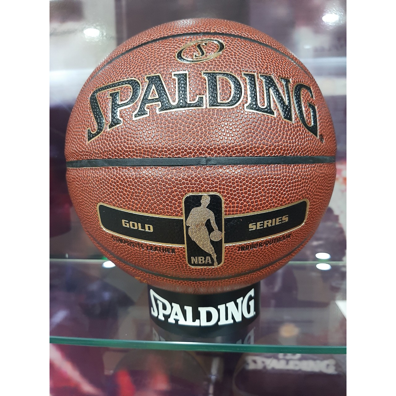 Quả bóng rổ Da Spalding  Gold Series Indoor/Outdoor size 7