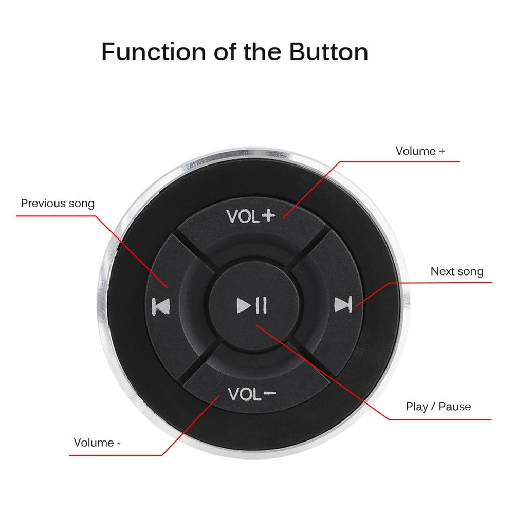 Nút điều khiển âm lượng bluetooth không dây cho điện thoại / máy tính bảng / máy nghe nhạc mp3 tiện dụng